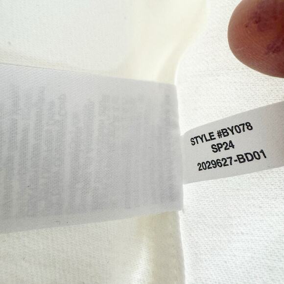 J. Crew Girl's Cropped Denim Trucker Jacket Long Sleeve in White Size XL NWT - Picture 8 of 10